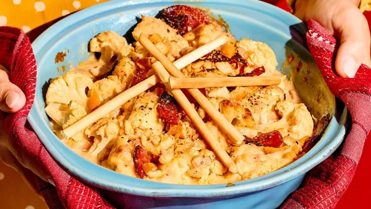 How To Make, Videos Recipes – Cacio e Pepe Cauliflower Gratin